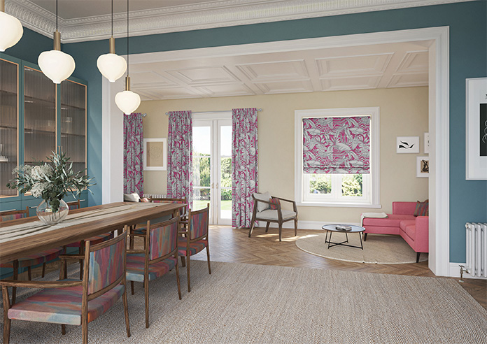 Caicos, Begonia - Roman Blind - Image 6